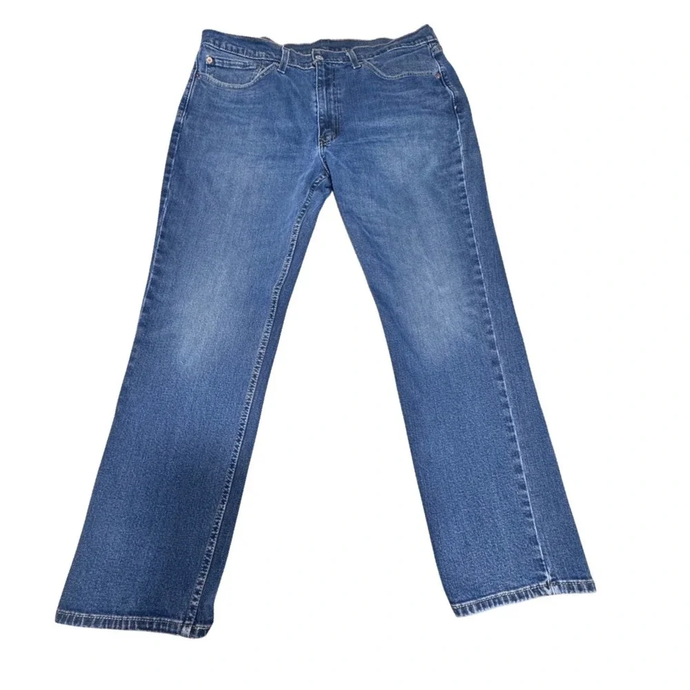 Levi's Jeans 514 Denim Medium Wash 36x30 Straight‎ Leg Western Everyday Casual